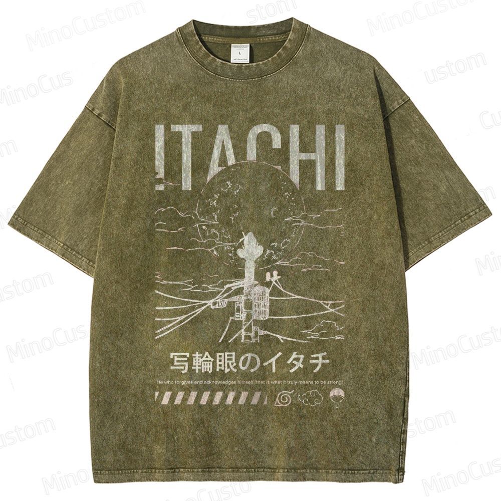 Anime - Themed Character and Scenery Graphic Short - Sleeve T - Shirt