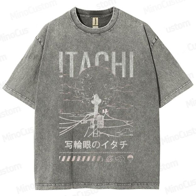 Anime - Themed Character and Scenery Graphic Short - Sleeve T - Shirt