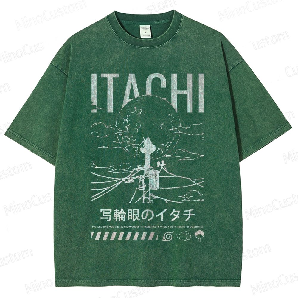 Anime - Themed Character and Scenery Graphic Short - Sleeve T - Shirt