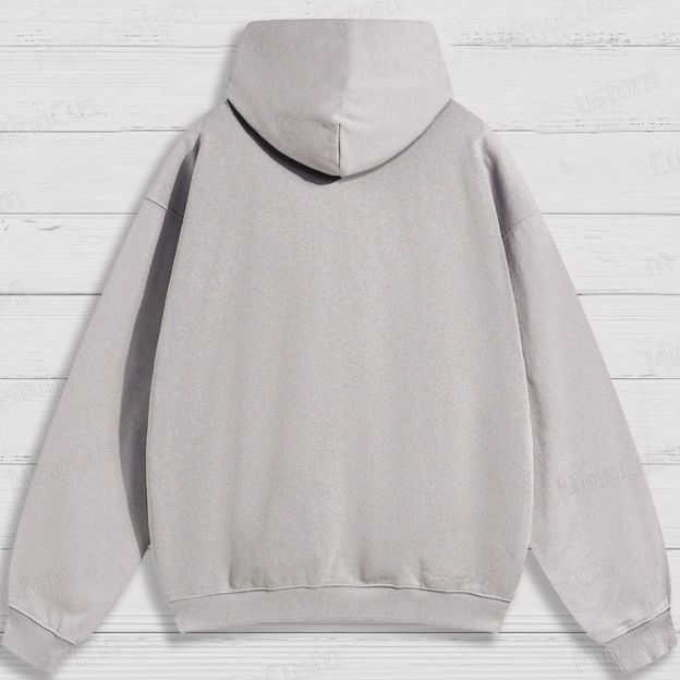 Sci - Fi Space Mission and Text Graphic Hoodie