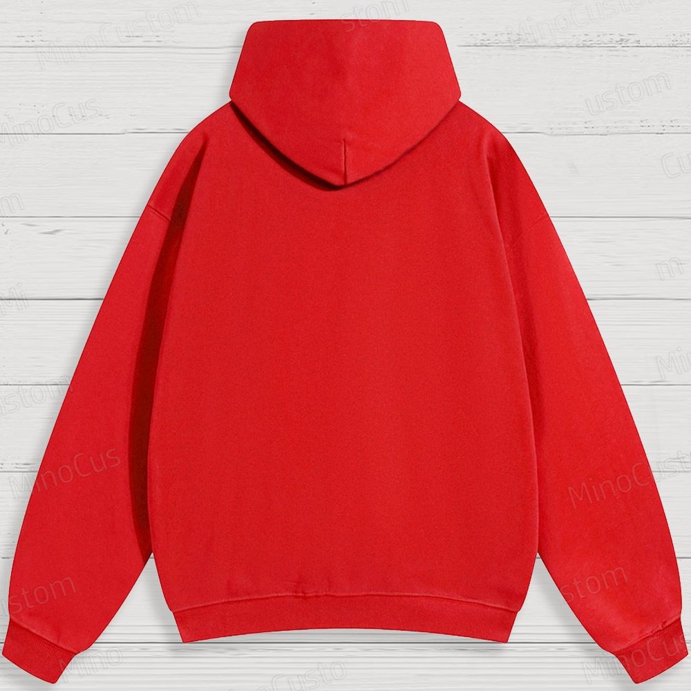 Retro Crow and Sunset Graphic Hoodie