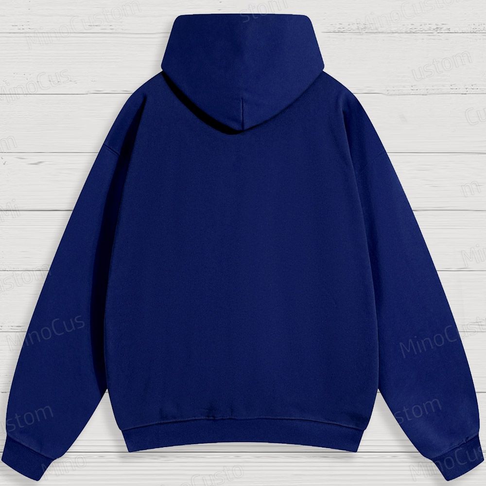 Music - Themed Note and Text Graphic Hoodie