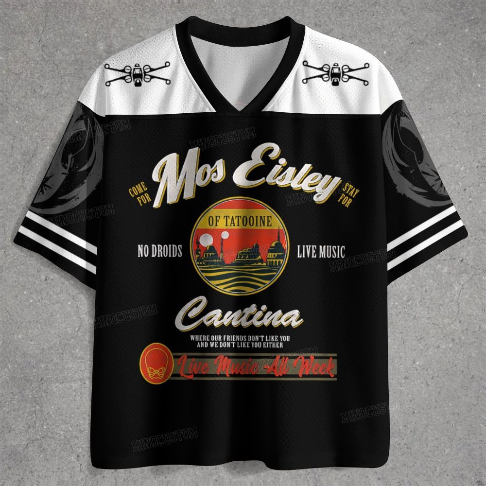Mos Eisley Cantina Tatooine Star Wars print Jersey Shirts