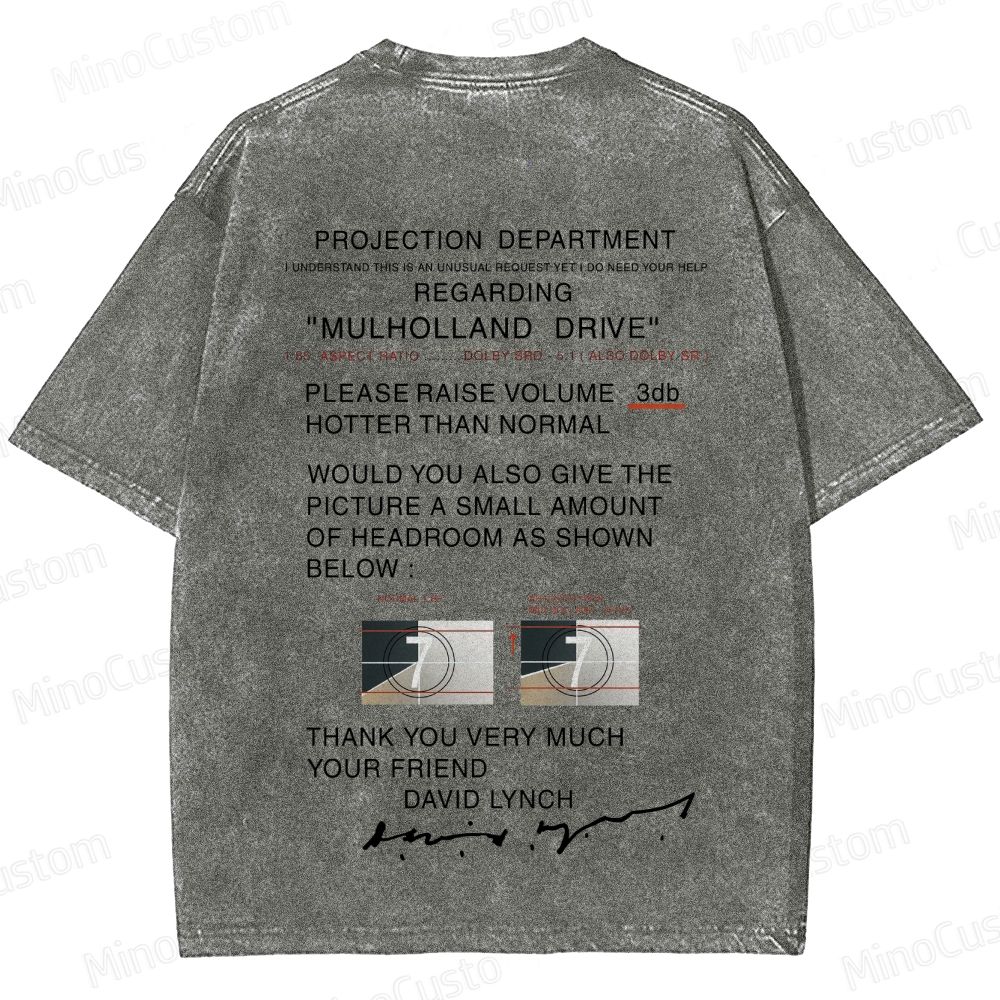 Film - Related Text and Diagram Graphic Short - Sleeve T - Shirt