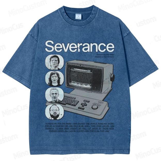 Drama - Themed Character and Retro Computer Graphic Short - Sleeve T - Shirt