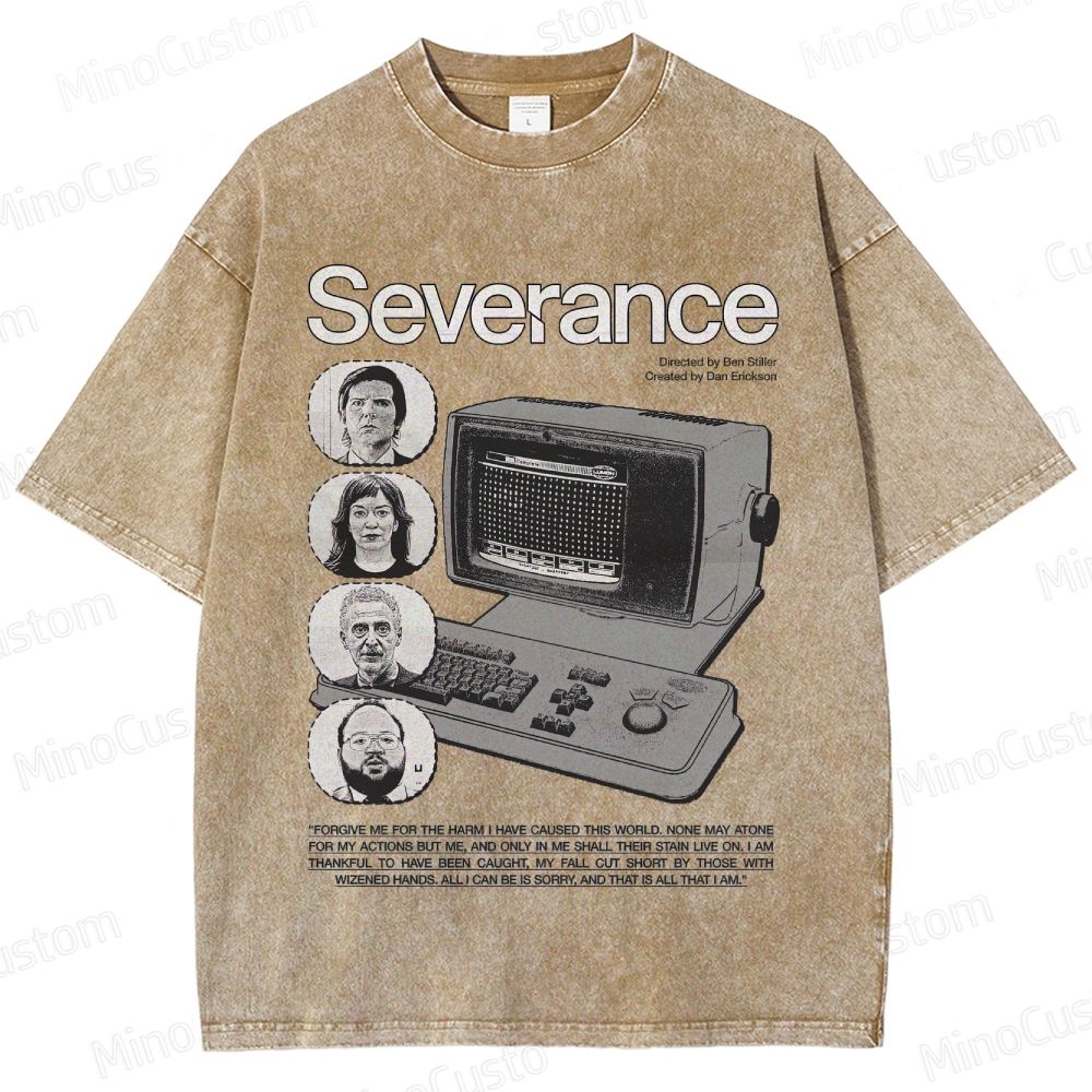 Drama - Themed Character and Retro Computer Graphic Short - Sleeve T - Shirt