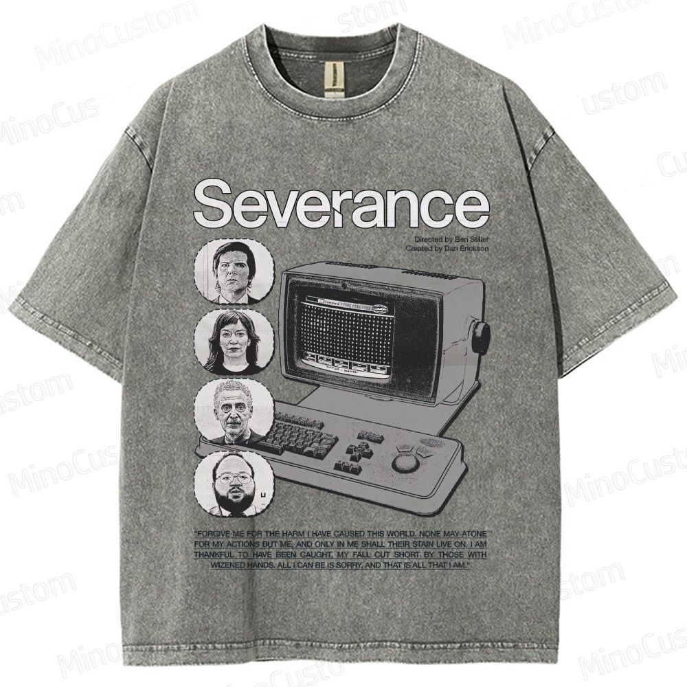 Drama - Themed Character and Retro Computer Graphic Short - Sleeve T - Shirt