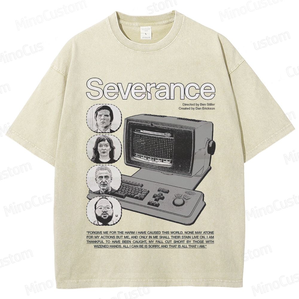Drama - Themed Character and Retro Computer Graphic Short - Sleeve T - Shirt