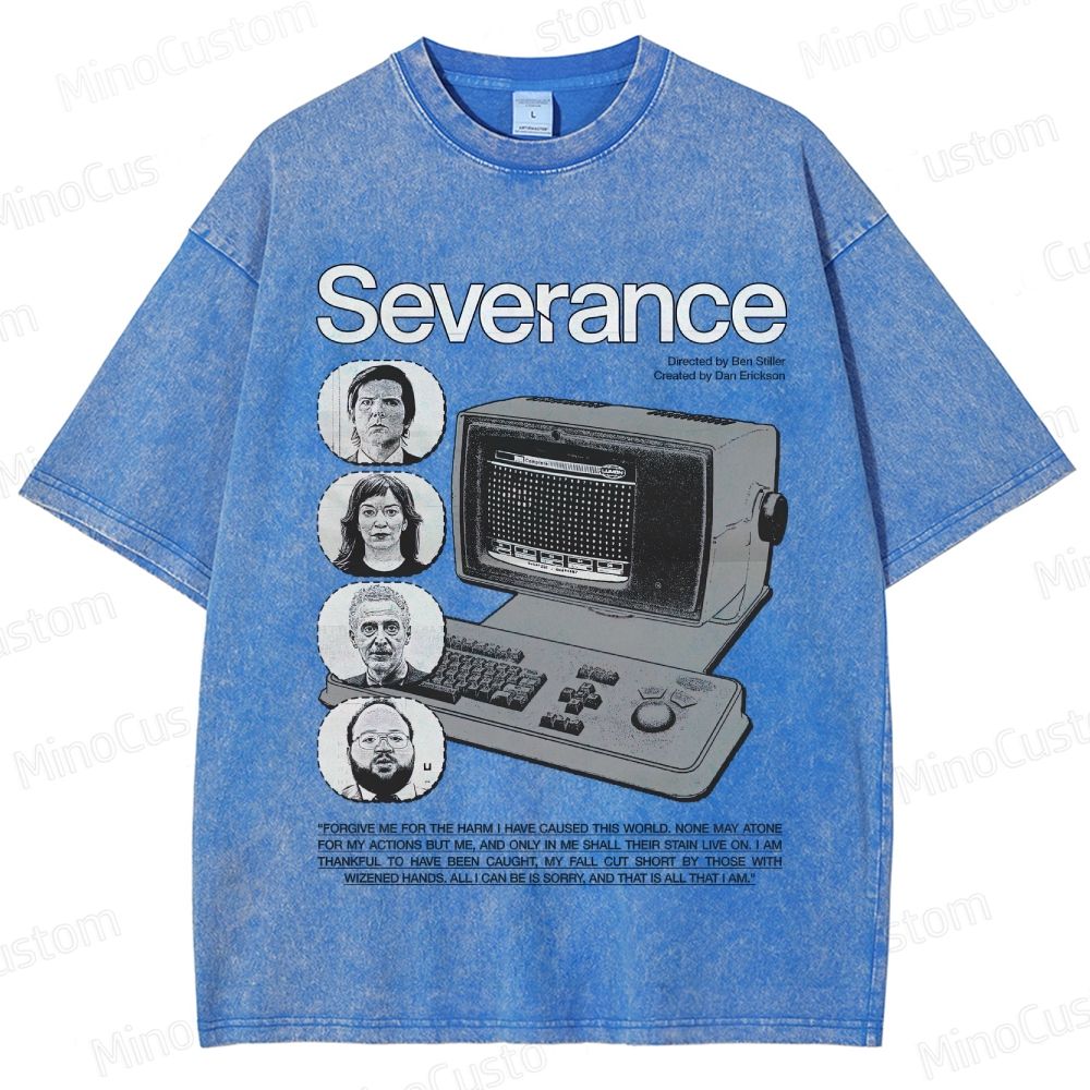 Drama - Themed Character and Retro Computer Graphic Short - Sleeve T - Shirt