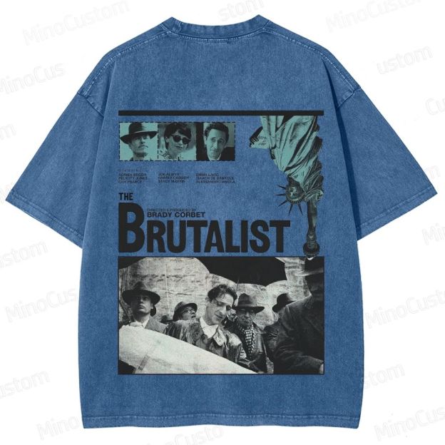 Vintage - Style Collage and Text Graphic Short - Sleeve T - Shirt