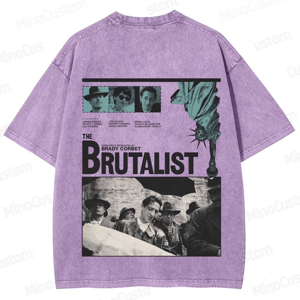 Vintage - Style Collage and Text Graphic Short - Sleeve T - Shirt