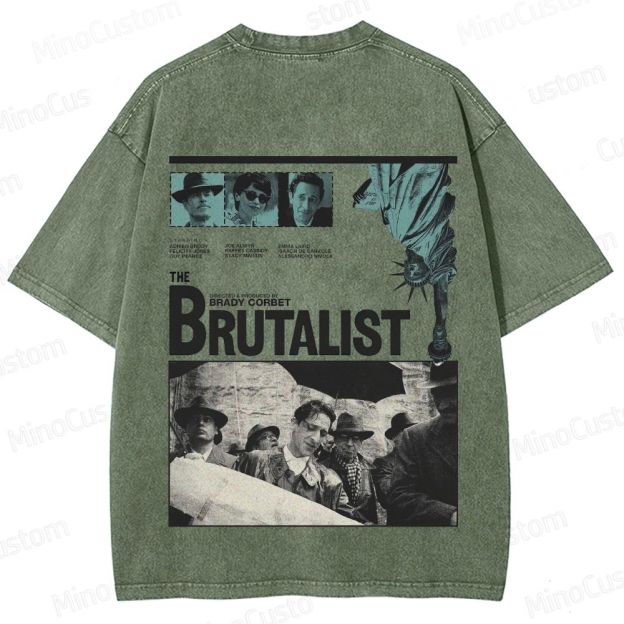 Vintage - Style Collage and Text Graphic Short - Sleeve T - Shirt