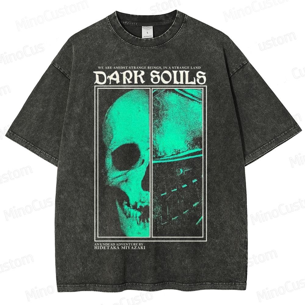 Undead Adventure Dark Souls Washed T-Shirt