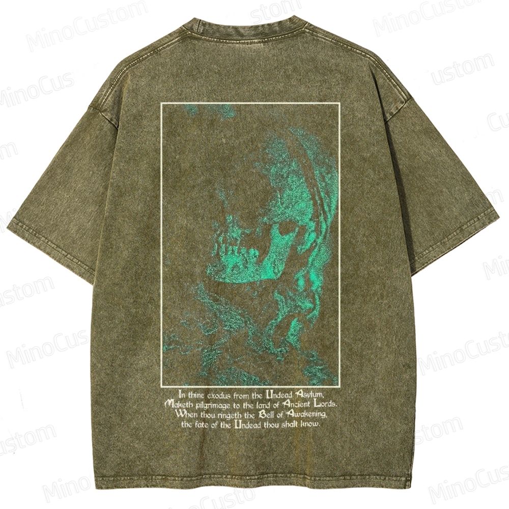 Undead Adventure Dark Souls Washed T-Shirt 