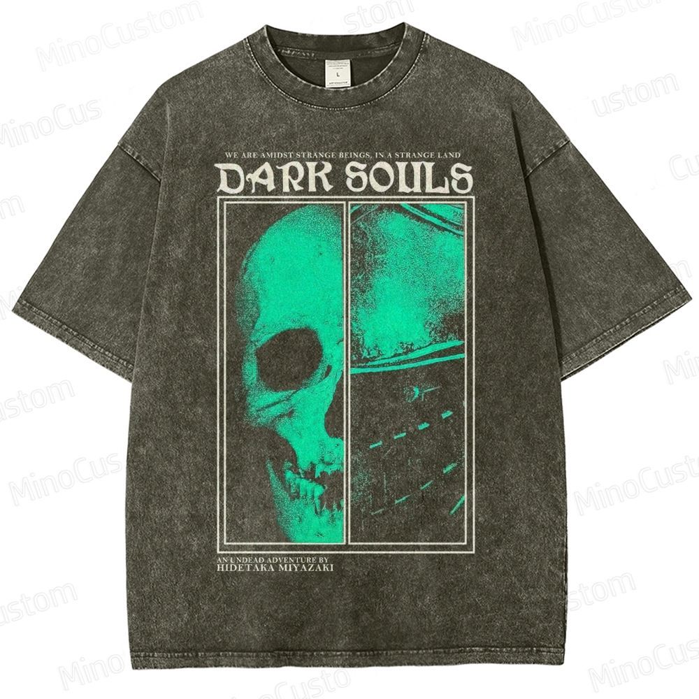 Undead Adventure Dark Souls Washed T-Shirt 