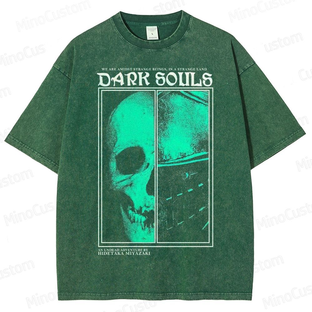 Undead Adventure Dark Souls Washed T-Shirt 