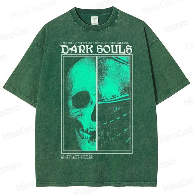 Undead Adventure Dark Souls Washed T-Shirt 