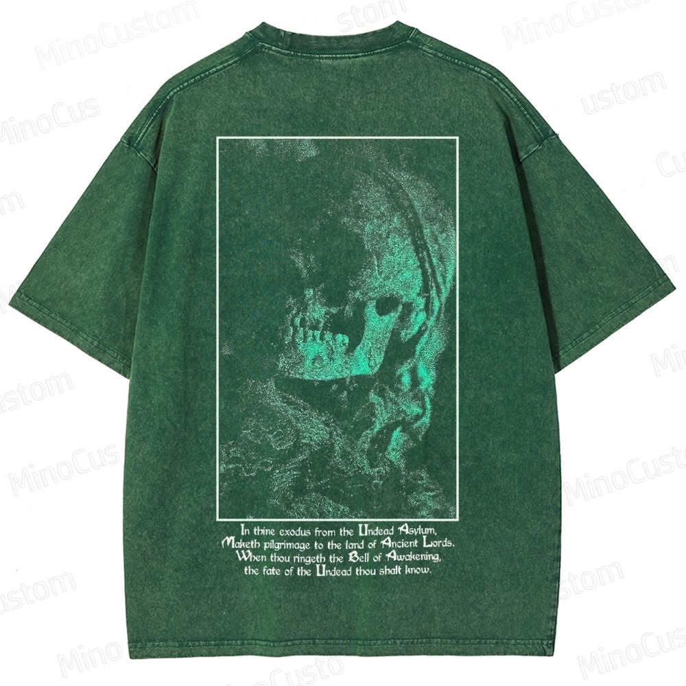 Undead Adventure Dark Souls Washed T-Shirt 