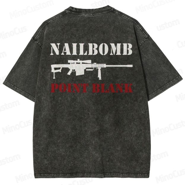 NAILBOMB - "Klan Hunter" Premium Washed T-Shirt 