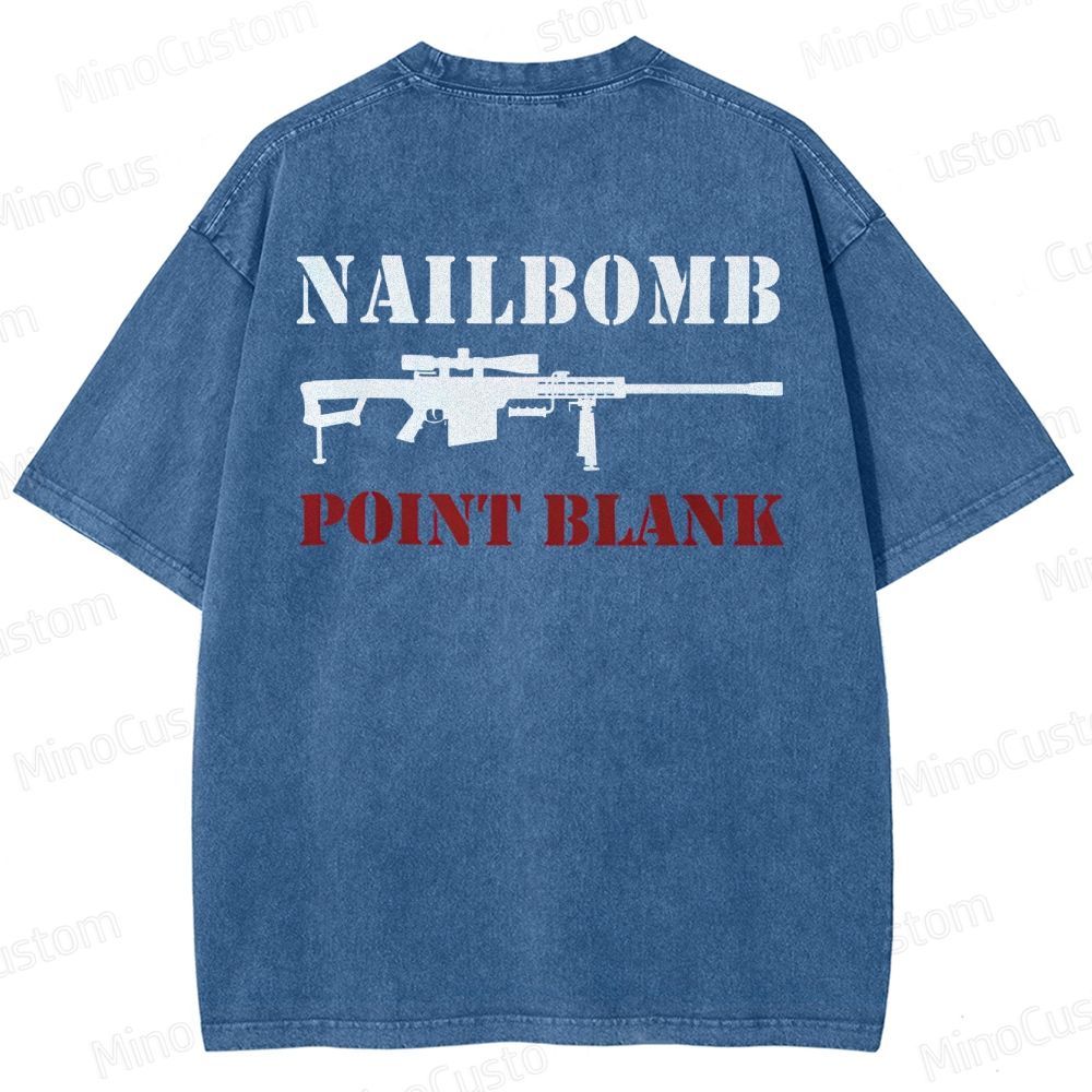 NAILBOMB - "Klan Hunter" Premium Washed T-Shirt 