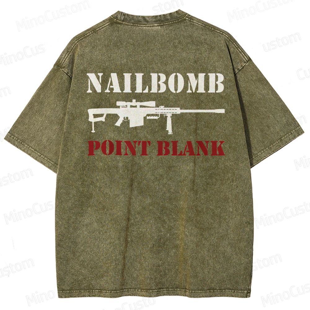 NAILBOMB - "Klan Hunter" Premium Washed T-Shirt 