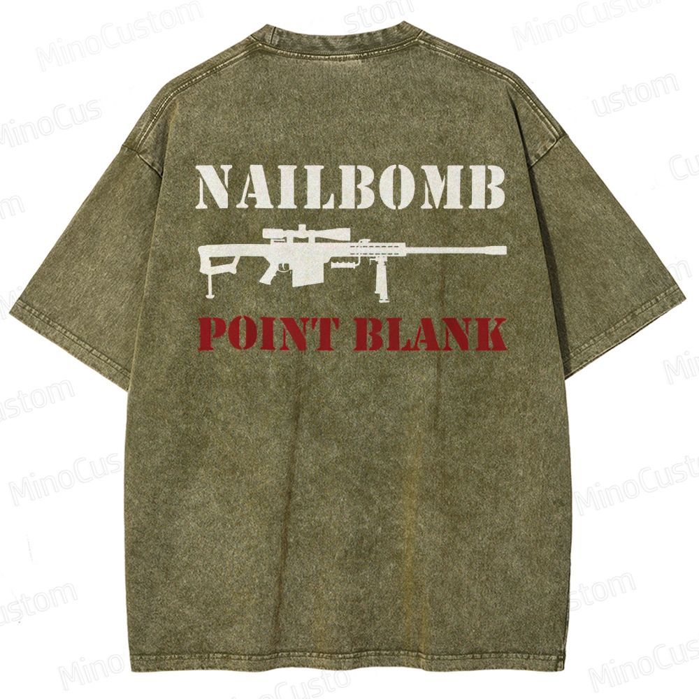 NAILBOMB - "Klan Hunter" Premium Washed T-Shirt 