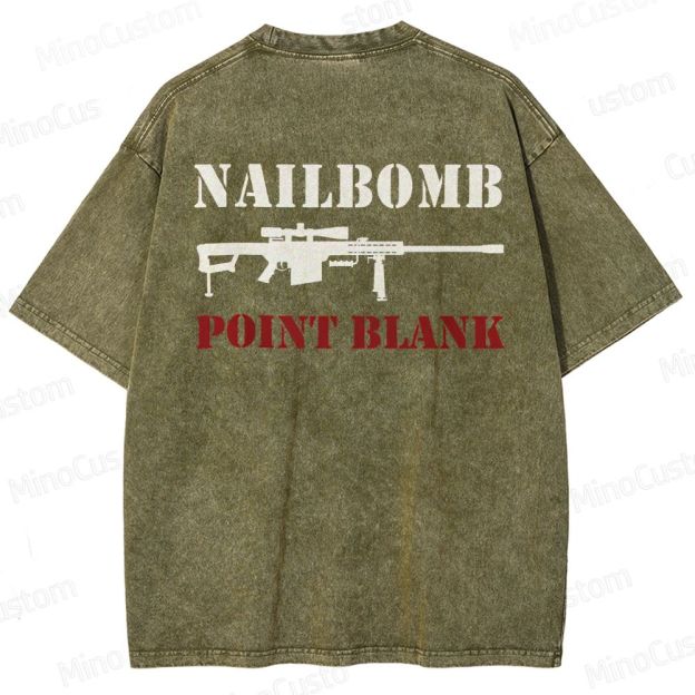 NAILBOMB - "Klan Hunter" Premium Washed T-Shirt 