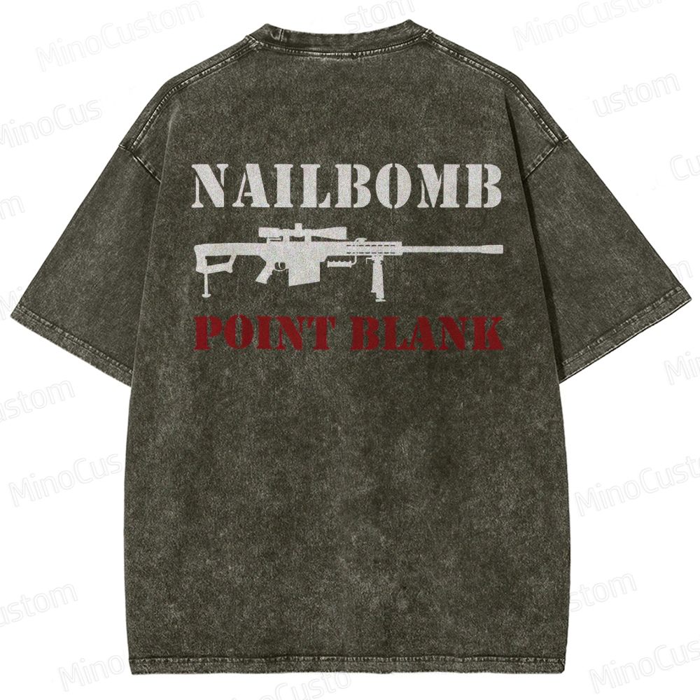 NAILBOMB - "Klan Hunter" Premium Washed T-Shirt 
