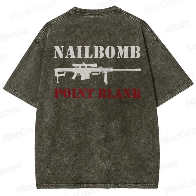 NAILBOMB - "Klan Hunter" Premium Washed T-Shirt 