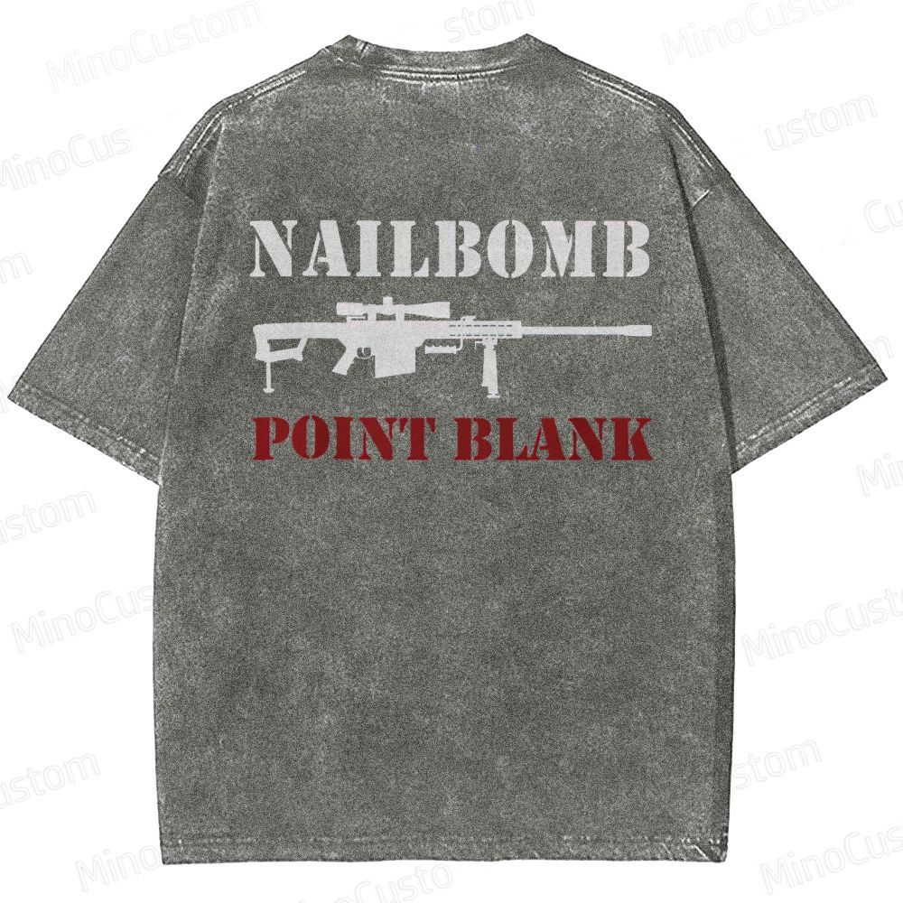 NAILBOMB - "Klan Hunter" Premium Washed T-Shirt 