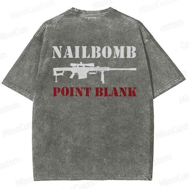 NAILBOMB - "Klan Hunter" Premium Washed T-Shirt 