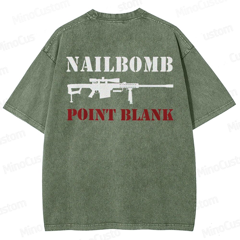NAILBOMB - "Klan Hunter" Premium Washed T-Shirt 