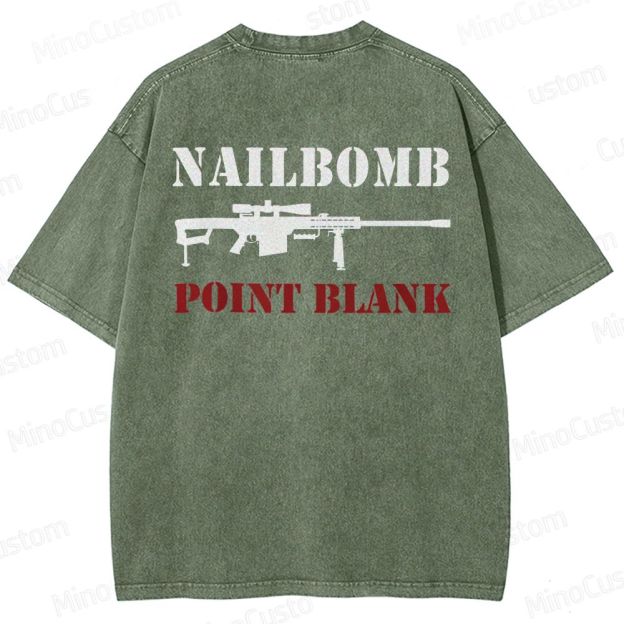 NAILBOMB - "Klan Hunter" Premium Washed T-Shirt 
