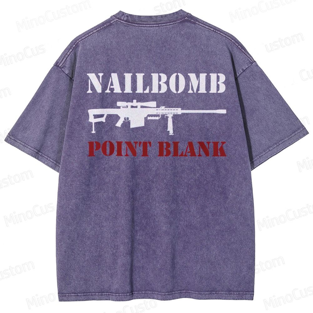 NAILBOMB - "Klan Hunter" Premium Washed T-Shirt 