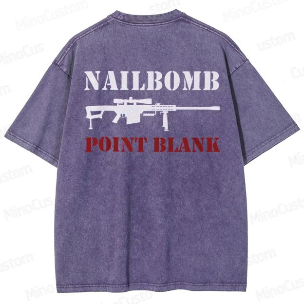 NAILBOMB - "Klan Hunter" Premium Washed T-Shirt 