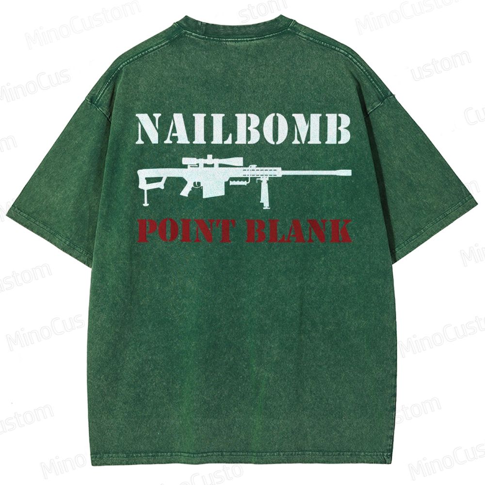 NAILBOMB - "Klan Hunter" Premium Washed T-Shirt 