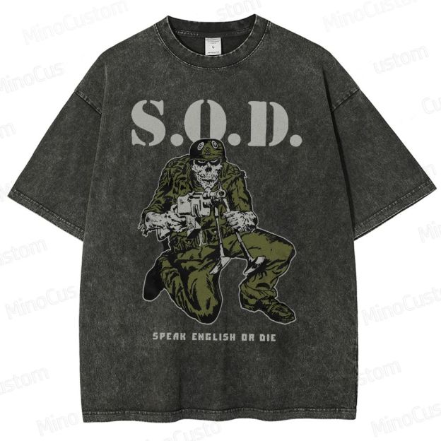 Stormtroopers Of Death Vintage  Washed T-Shirt 