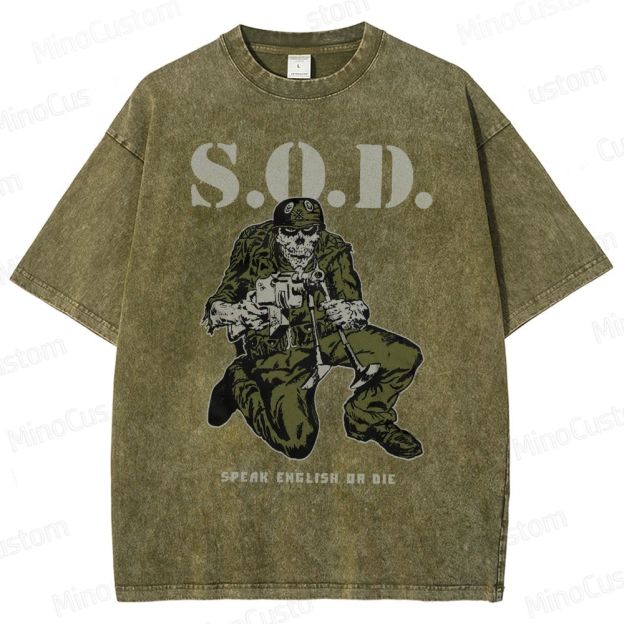 Stormtroopers Of Death Vintage  Washed T-Shirt 