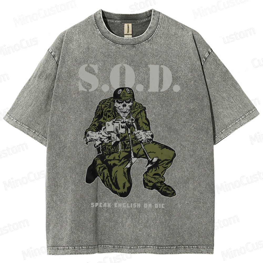 Stormtroopers Of Death Vintage  Washed T-Shirt 