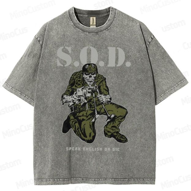 Stormtroopers Of Death Vintage  Washed T-Shirt 