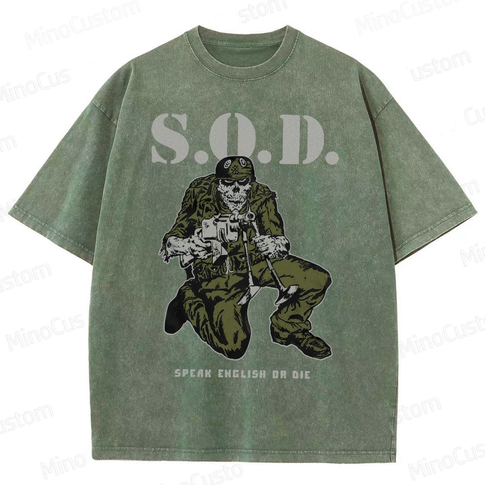 Stormtroopers Of Death Vintage  Washed T-Shirt 