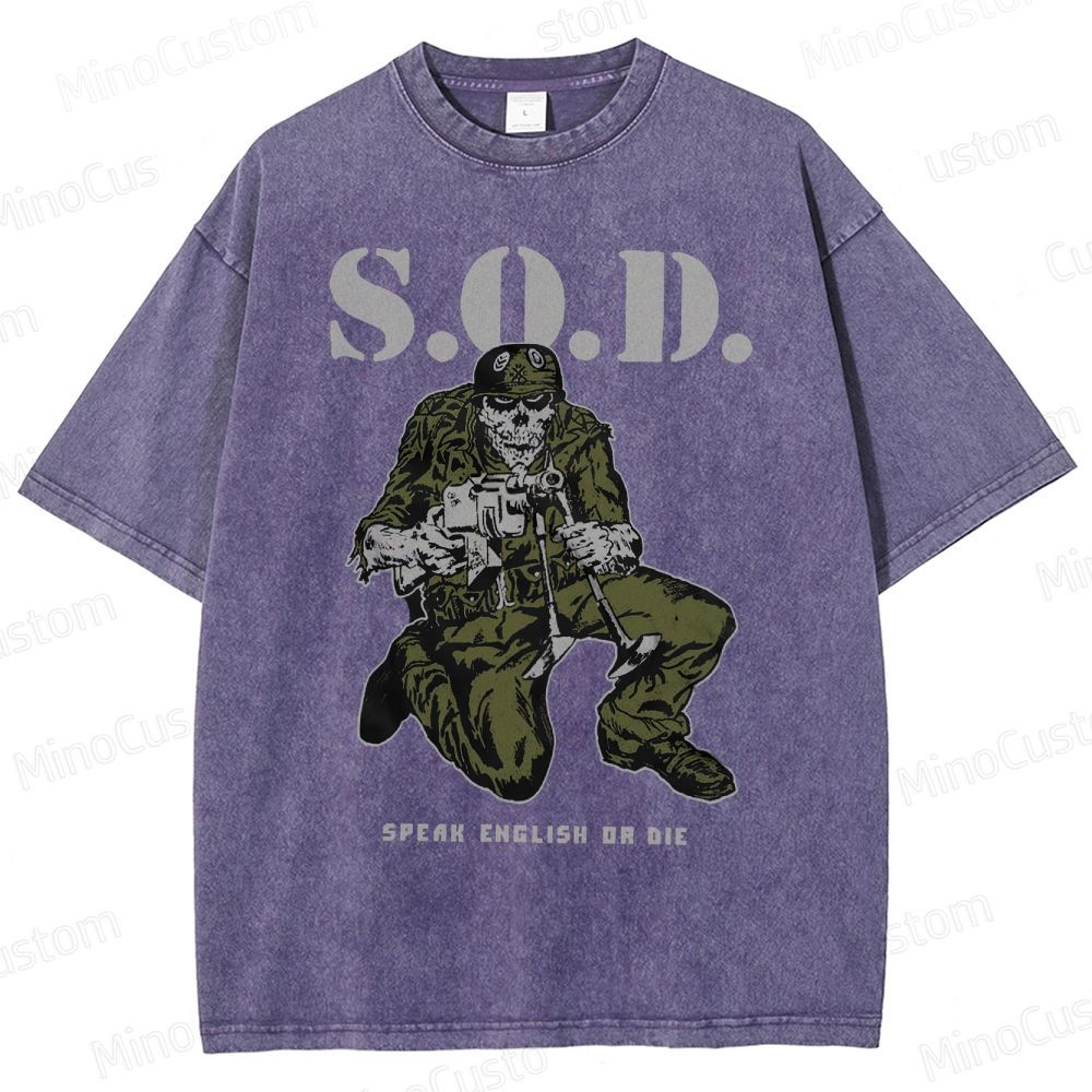 Stormtroopers Of Death Vintage  Washed T-Shirt 