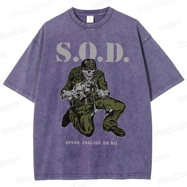 Stormtroopers Of Death Vintage  Washed T-Shirt 