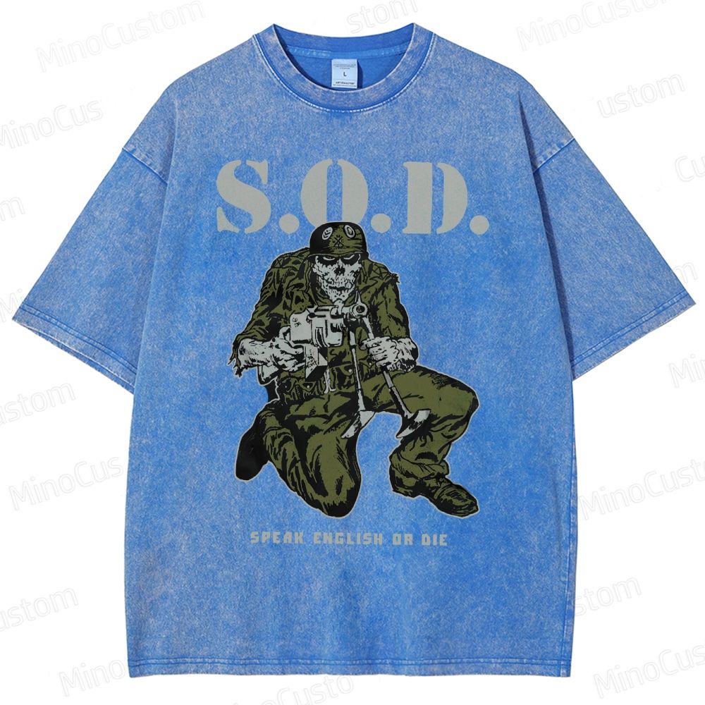 Stormtroopers Of Death Vintage  Washed T-Shirt 