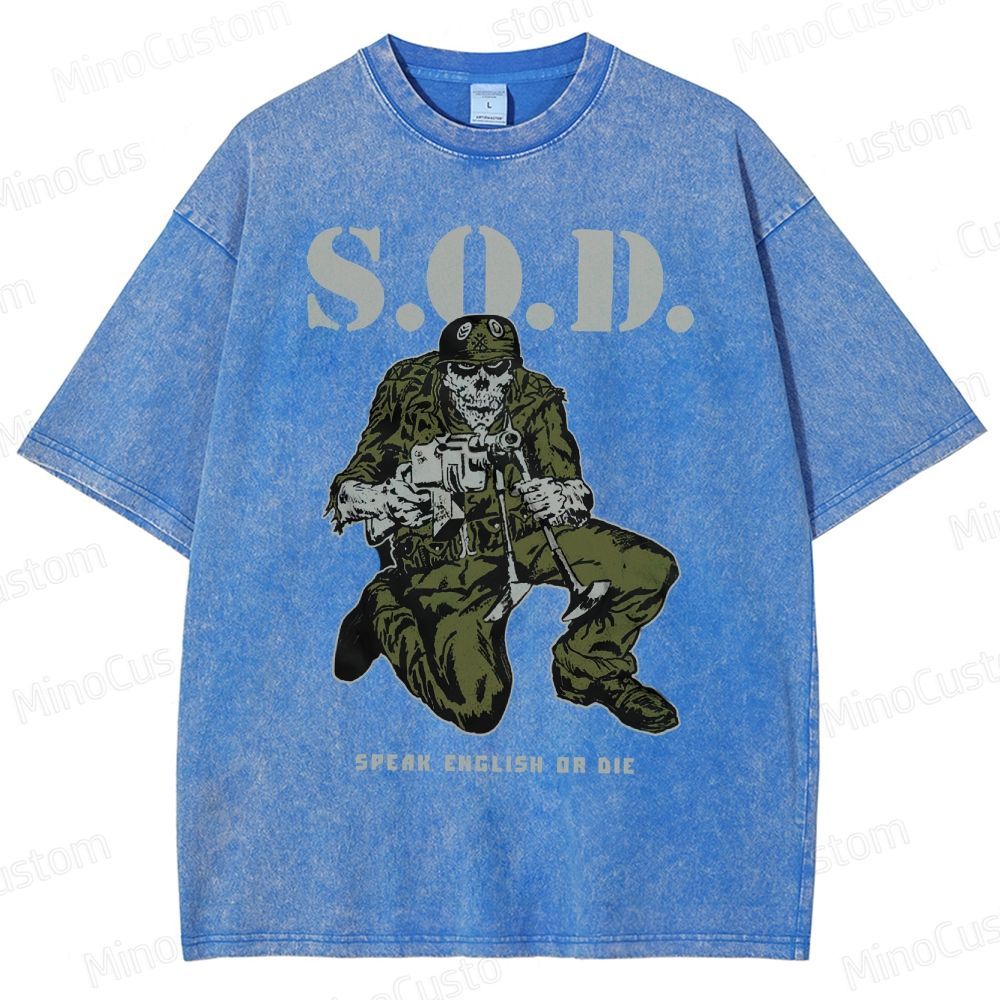 Stormtroopers Of Death Vintage  Washed T-Shirt 