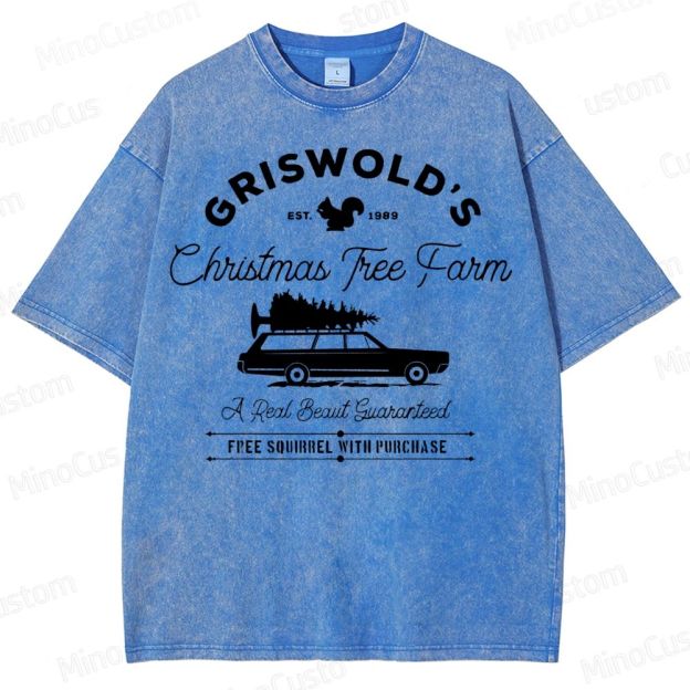Griswold Christmas Tree Farm Washed T-Shirt 