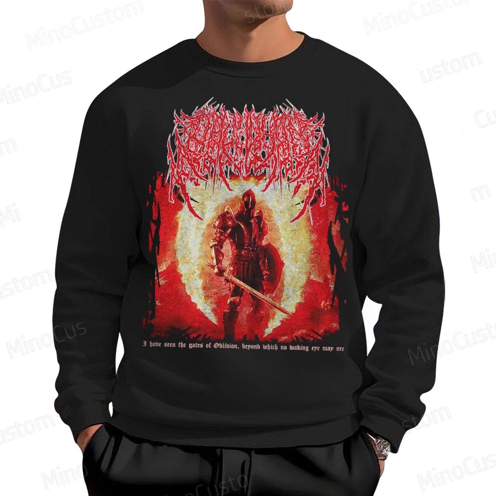 Oblivion Elder Scrolls Death Metal Cotton Sweatshirts 
