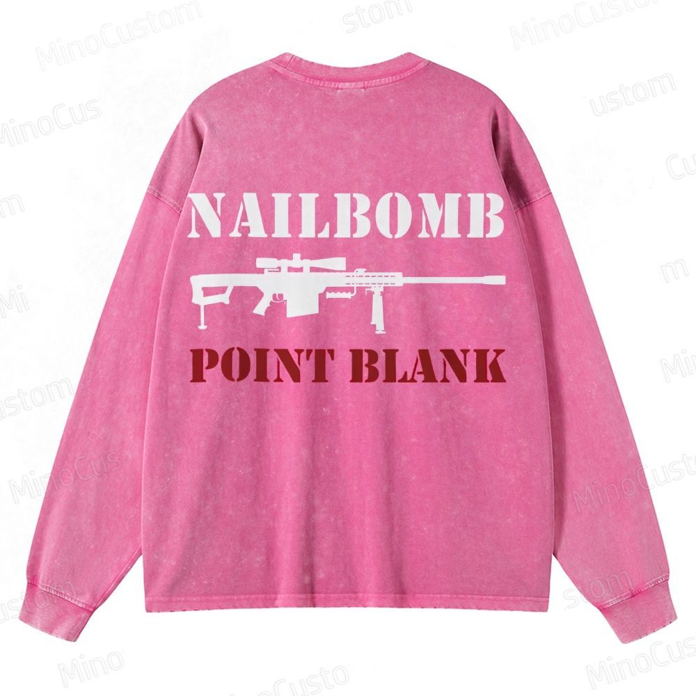 NAILBOMB - "Klan Hunter" Premium Crewneck Washed Sweatshirt