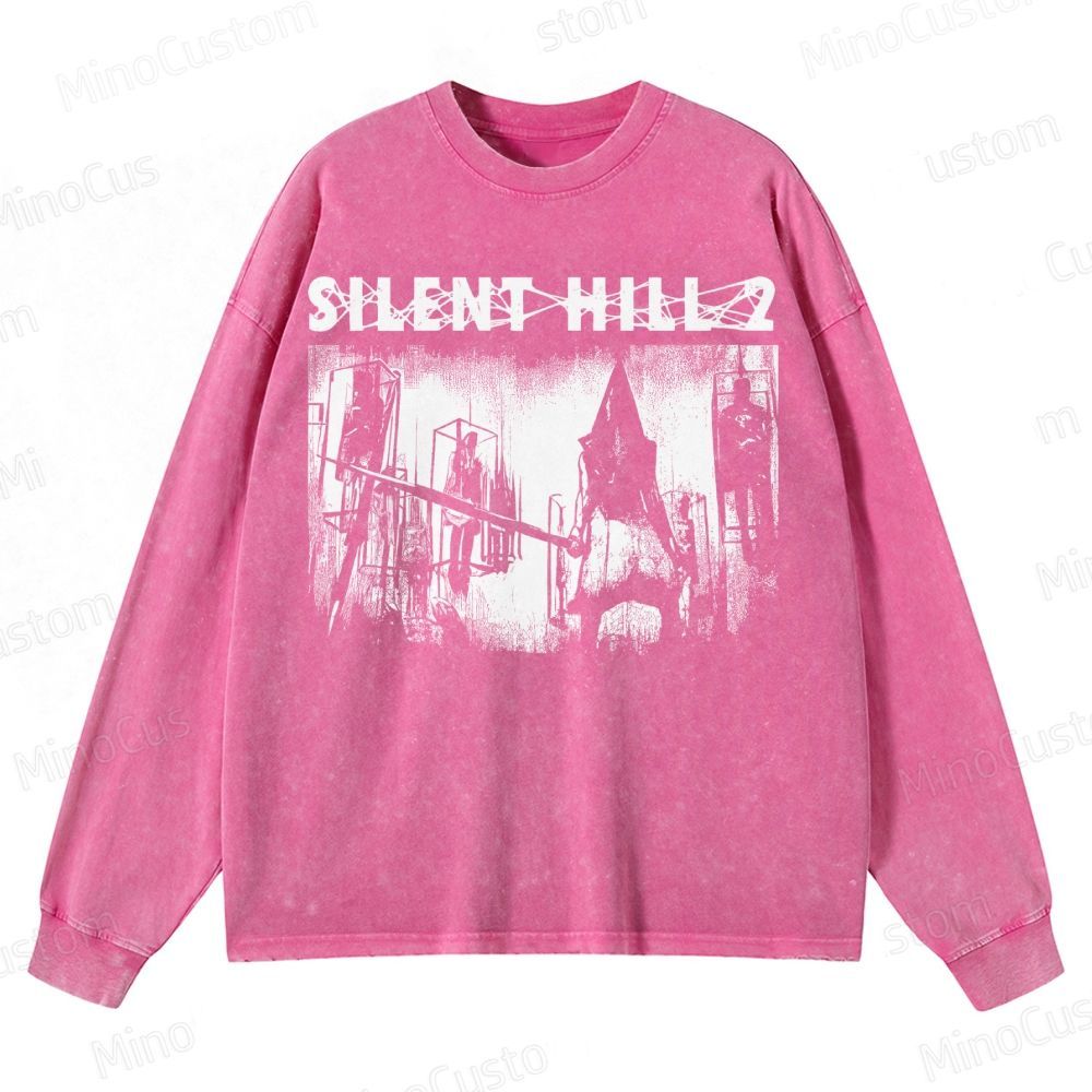 Pyramid Head Crewneck Washed Sweatshirt 