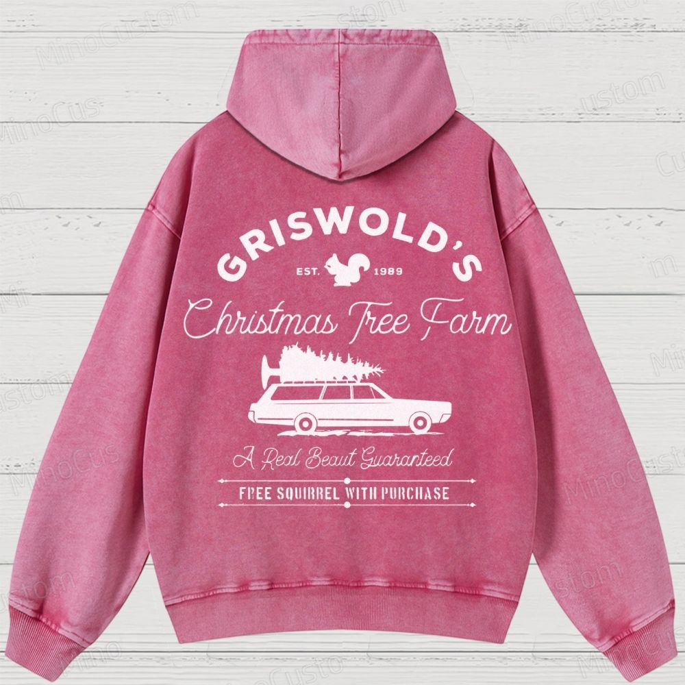 Griswold Christmas Tree Farm Washed Hoodies